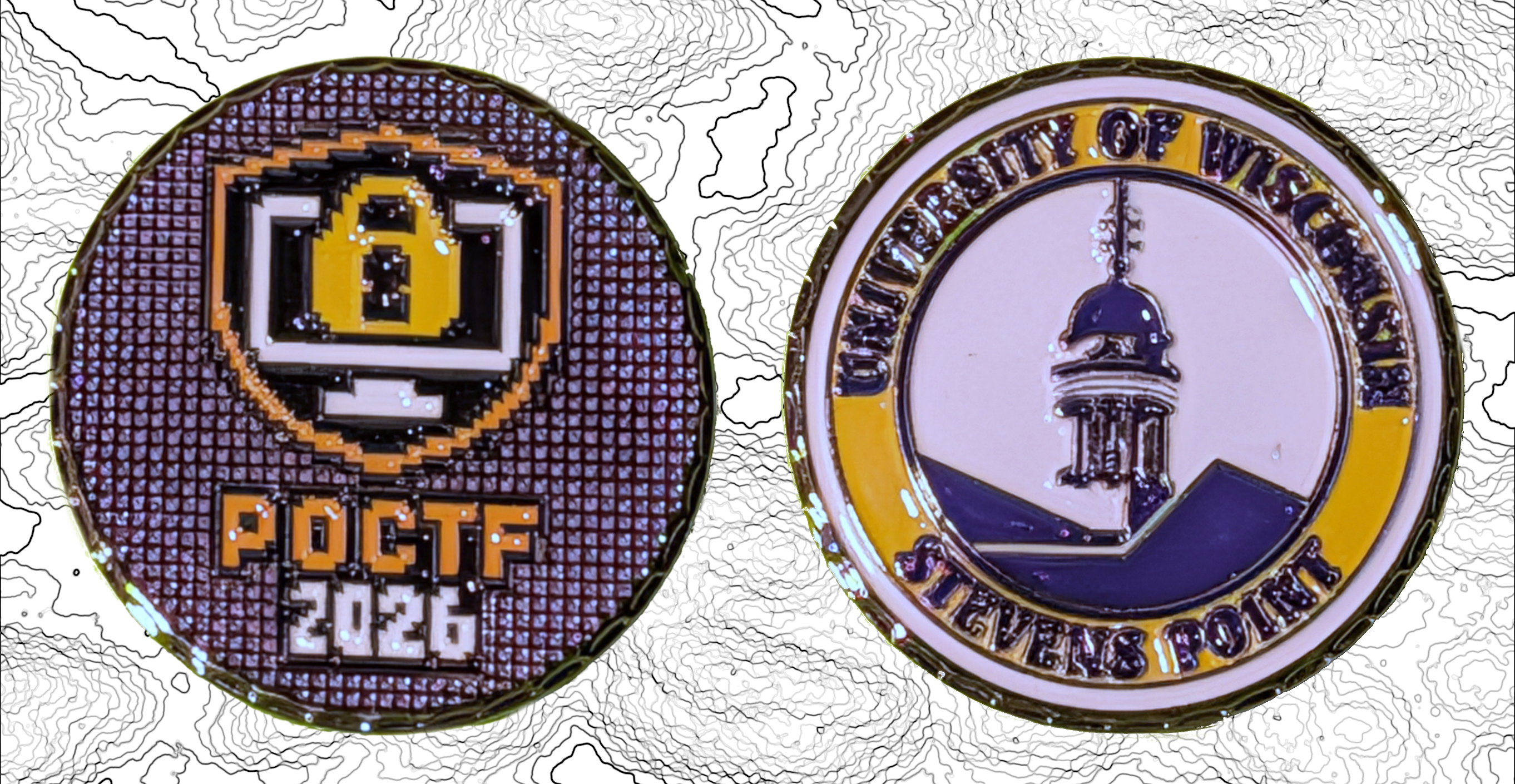 Example POCTF 2026 challenge coin